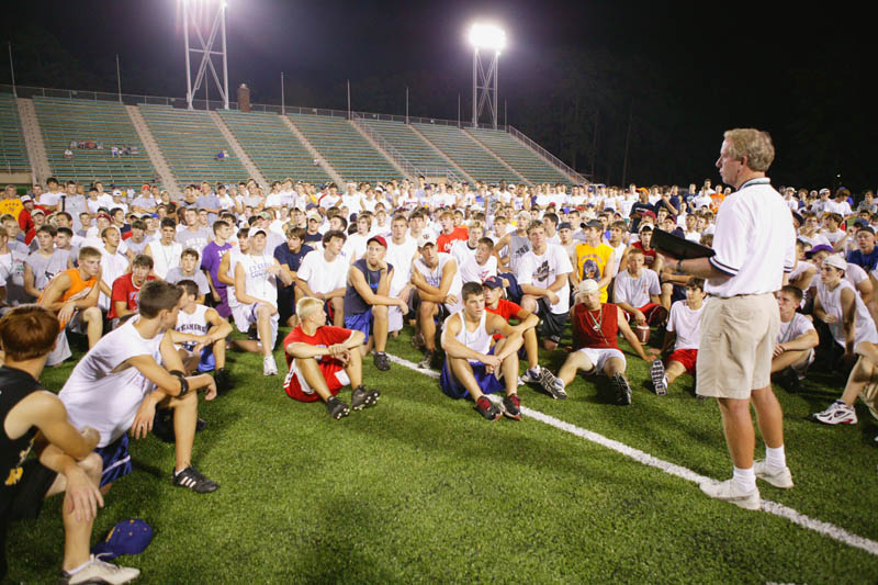 Archie Addresses Campers
