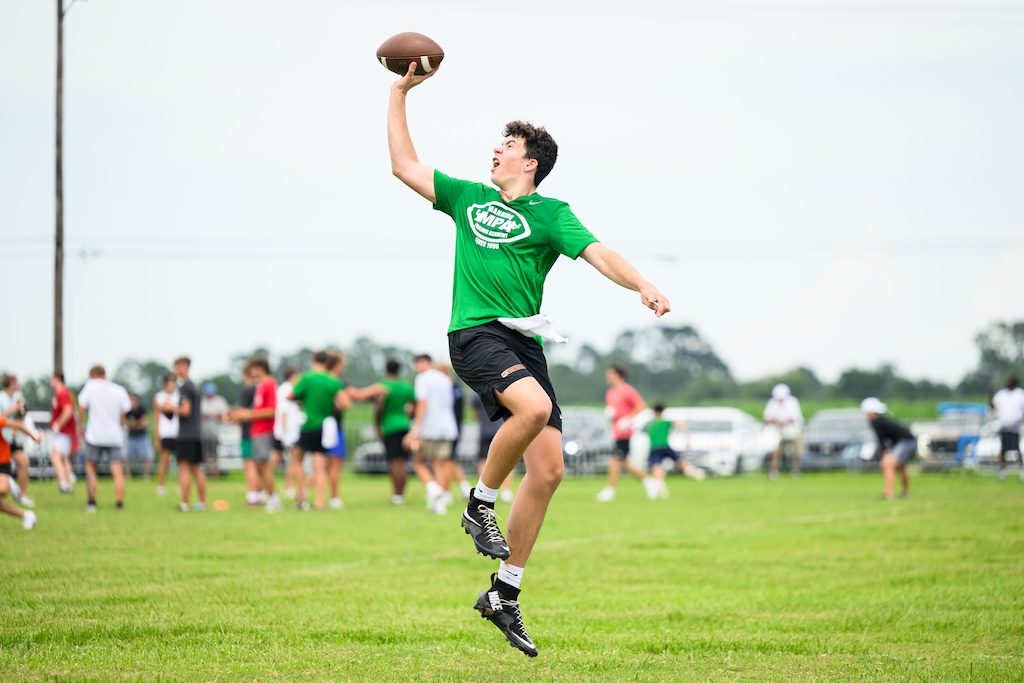 Camper Makes a Catch